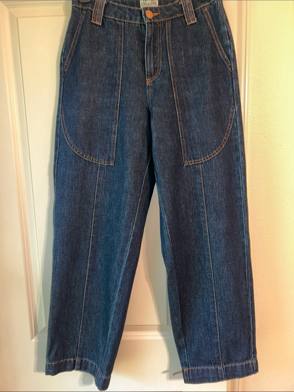 Future Collective - Classic Dark Blue Woman’s Jeans - Relaxed Fit